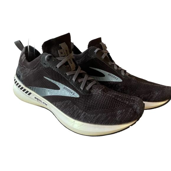Brooks Bedlam 3 Road Running Shoes Black White Women's sz 11 B Medium Sneakers - Picture 1 of 11
